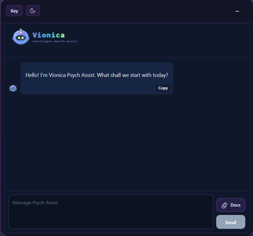 Vionica User View